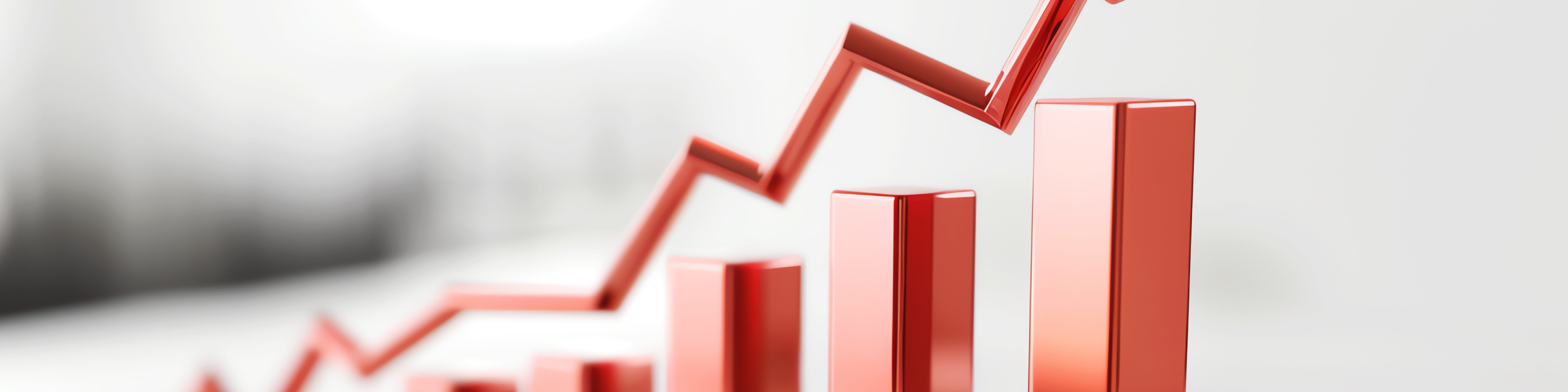 Business growth graph, AI generated